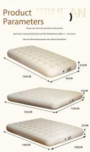 Matelas gonflable automatique de flocage confortable de matelas gonflable de logo fait sur commande d'ODM/OEM pour le <span class=keywords><strong>camping</strong></span> extérieur dans <span class=keywords><strong>la</strong></span> conception pliable de parcs - Product Image 5