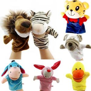 Boca abierta dibujos animados Animal mano marioneta padre-hijo juego muñeca León elefante jirafa cerdo apaciguar juguetes educativos para niños - Product Image 1