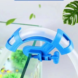 Collier de serrage pour tuyau d'aquarium bleu en PP, support durable pour tube en verre, clip de fixation pour alimentation en eau - Product Image 4