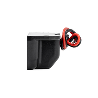 Feux latéraux de camion à 6 LED, feux arrière de remorque, SUV, camion, feux de plaque d'immatriculation, feu arrière de moto, DC 12-24V, noir