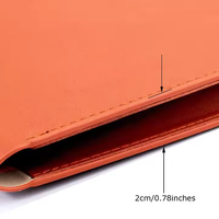 Carpeta de Presentación de Cuero A4 Personalizada, Maletín de Moda con Correa para el Hombro y Cierre Magnético Invisible