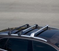Barres de toit en aluminium noir de haute qualité avec pieds en plastique pour VOLVO V60/XC60 – Offre Spéciale