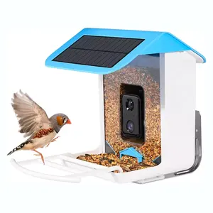 Pinelake meilleure maison d'alimentation d'oiseaux pour la décoration de cour caméra intelligente de mangeoire d'oiseaux