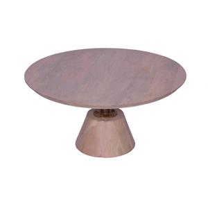 Modern <b>Round</b> <b>Wood</b> <b>Coffee</b> <b>Table</b> Minimalist Design Living Room Furniture - Product Image 4