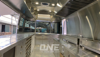 Camions de nourriture mobiles commerciaux avec des chariots de nourriture de hot-dog de cuisine