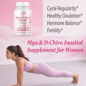 OEM ODM Hot-selling Myo-Inositol & D-Chiro Inositol for <b>Hormone</b> <b>Balance</b> for Women | Fertility, Ovarian Health & Cycle Support - Product Image 3