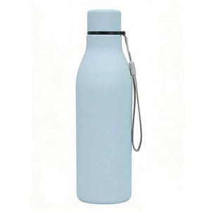 Petite gourde isotherme quotidienne de style américain, en acier inoxydable, avec sangle de transport, idéale pour la salle de sport et les escapades de week-end - Product Image 5