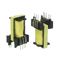 Ensemble de bobine de ferrite pour transformateur enfichable horizontal EEL16 à enroulement personnalisé pour équipement d'alimentation électronique compact de consommation