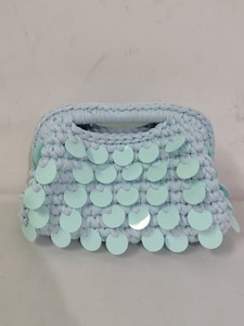 Hand Woven Multicolor <strong>Sequined</strong> Cloth Clip Clutch Bag Women Party Purse High Quality <strong>Handbags</strong> - Product Image 1