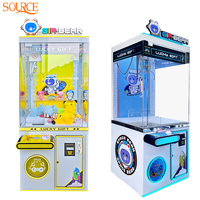 Machine à griffes à monnayeur pour poupées, jeu d'arcade d'intérieur, modèle européen, pour enfants, pour centre de divertissement et de distribution de cadeaux