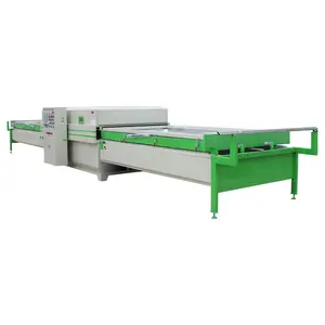 Automatic blister double station PVC bottom heating door special shaped woodworking furniture film pressing laminated machines