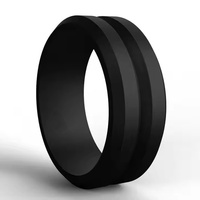 Bagues de mariage en silicone pour hommes et femmes pour cadeau de fiançailles et anniversaire Bandes de mariage durables