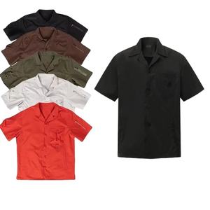 เสื้อแขนสั้นลำลองของผู้ชายเสื้อปะติดกระเป๋าคาร์โก้สีดำพิมพ์ลายปักสีอื่นๆแบบใหม่ TKAN606 - Product Image 1