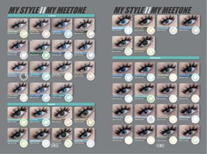 Kostenloses Design Papierbuch Schöner Broschüre für <span class=keywords><strong>Meetone</strong></span> Farbige Kontaktlinsen - Product Image 4