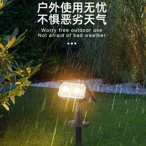 Solar Powered Lawn <b>Light</b> 6-12 Hours Inductive <b>Sensor</b> Outdoor Garden Lighting - Product Image 1
