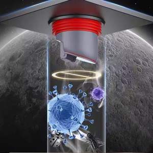 Siphon de sol anti-odeur amélioré avec fonction anti-insectes pour cuisine, salle de bain, douche, toilettes – Design minimaliste en plastique - Product Image 1