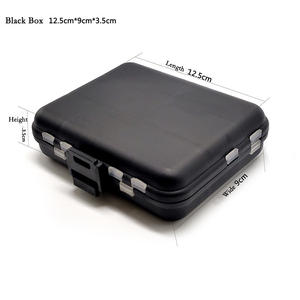 Fishing Free Sample 12.5/9/3.5cm Portable Hard Plastic Storage Fishing Lure Hook Bait Multifunction Fishing Tackle Boxes For Fishing