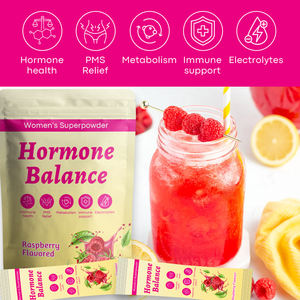 OEM Support Metabolism PMS Relief Boost Energy <span class=keywords><strong>Hair</strong></span> Skin Nails Suplementos de equilibrio hormonal para mujeres - Product Image 3