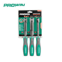 PROWIN 19915 Kit d'outils de lime à bois 3 pièces ensemble de lime à bois à dents grossières râpe outil de remplissage limes à bois passe-temps outils de bricolage à la main