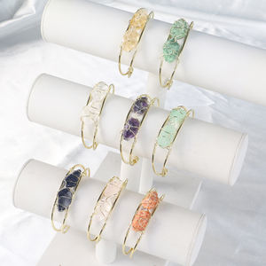 CHUSE cristallo artigianato guarigione pietre donna braccialetto braccialetti braccialetti in cristallo naturale braccialetti gioielli per ragazze - Product Image 4