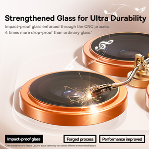 Protections d'écran <span class=keywords><strong>Baseus</strong></span> Deca Core CDMA pour 17 Pro Max 17 Air 17 Pro, anti-reflet, écran clair, verre trempé Corning - Product Image 6
