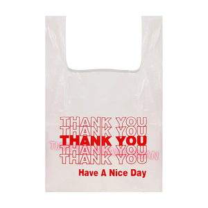 Hot Sale White Pink KT Cat Cartoon <strong>Design</strong> Vest Bag Household Plastic T-Shirt Bag Gravure Printing Convenient Portable <strong>Garbage</strong> - Product Image 1