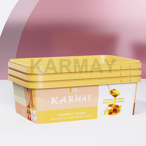 หมาดๆ600 ~ 1000กรัม3L สี่เหลี่ยมโลโก้พิมพ์พลาสติกคริสต์มาสคุกกี้บิสกิตบรรจุภัณฑ์ - Product Image 5