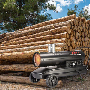 Équipement de chauffage de construction de poêle 50KW Réchauffeur d'air diesel portatif à faible consommation d'énergie - Product Image 1