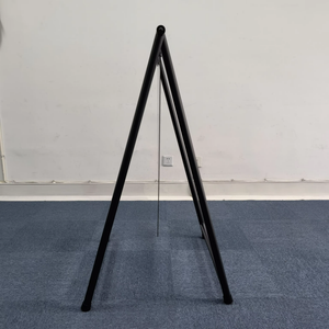 Expositor de acero de doble cara para publicidad, cartelera de pie para suelo, letrero sencillo colgante para <span class=keywords><strong>pavimento</strong></span>, venta al por mayor - Product Image 6