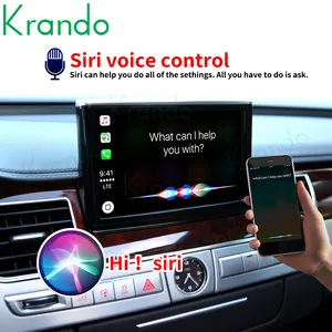 Беспроводная коробка для обновления интерфейса krando Smart Carplay для Audi A1 A3 A4 A5 A6 A7 A8 MMI2G/3G RMC MIB Android Auto BT декодирование