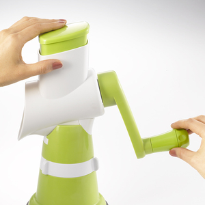 Hand Crank Rotary <b>Vegetable</b> Grater Multifunctional Drum Shredder Detachable Suction Base Household Kitchen Food <b>Cutter</b> - Product Image 4