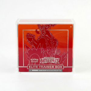 Boîte de rangement en acrylique avec couvercle magnétique pour Pokémon Sword & Shield Battle Styles Elite Trainer Box - Product Image 2