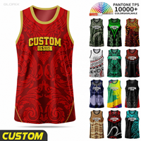 Maillots de sport personnalisés en gros, débardeurs de sublimation, maillots de basketball vierges en mesh pour l'entraînement, uniformes de sport