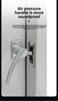 Porte Acoustique Insonorisante en Acier 40-50dB Isolation Phonique pour Studio d'Enregistrement, Salle de Serveur, Salle de Conférence, Maison, Centre Commercial, Appartement