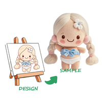 Porte-clés personnalisé en peluche super douce, brodé, fonction coussin, mini 10 cm, boîte surprise avec doublure en maille