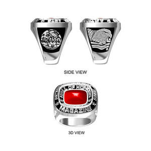 Bagues de sport personnalisées, en plaqué or 14K/18K, anneaux de champions du <span class=keywords><strong>design</strong></span> - Product Image 1