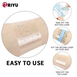 Apósito de Fijación para Cánula <span class=keywords><strong>IV</strong></span>, Impermeable, Médico, de <span class=keywords><strong>PU</strong></span> Transparente, Autoadhesivo, con Certificación CE, Transpirable, Cómodo, Tamaño Personalizable - Product Image 4