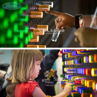 LED Sensory Wall Bright Lite Interactive Sensory Light Peg Board Jouets sensoriels pour l'autisme