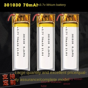 Yixu แบตเตอรี่301030สถานะกึ่งแข็ง3.7V 70mAh พร้อม500รอบสำหรับอุปกรณ์สวมใส่อัจฉริยะ MP3ของเล่น MP4ปรับแต่งได้ - Product Image 5