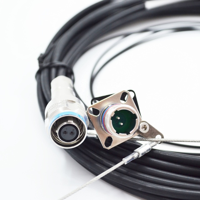 ZLTC MIL-DTL-38999 D38999/26KB02B1N Series Standard Circular Connectors Plug Fiber Optic Cable Assembly