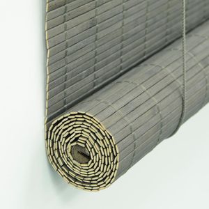 Traditional Bamboo <b>Roller</b> Blind Horizontal Weave Light Filtering Design - Product Image 4