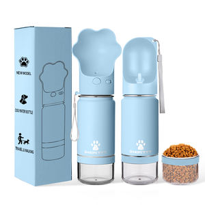 2024 Premium 14oz Paw <span class=keywords><strong>Print</strong></span> <span class=keywords><strong>Dog</strong></span> Water Bottle 304 Stainless Steel Inclui Food Bowl para Caminhadas Camping - Product Image 2