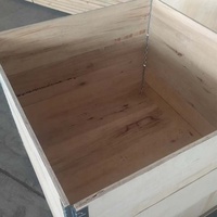 Boîte de contreplaqué de haute qualité emballage caisses en bois pour palette d'expédition boîte de cargaison en bois pliable
