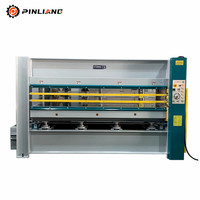 Presse hydraulique à chaud 3 couches 120 tonnes PINLIANG pour portes en bois avec laminage