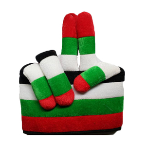 Custom logo Gift Belgium Germany Supporters <strong>Finger</strong> Hat Soccer Fans Products Velvet Football Fan Hats Sports Team Club Cheering - Product Image 3