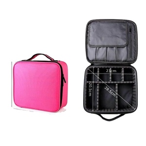 New Professional Toiletry Bag <strong>Makeup</strong> Train <strong>Case</strong> <strong>Brush</strong> Holder Cosmetic Bag <strong>Makeup</strong> Artist Organizer Women Travel Make Up <strong>Cases</strong> - Product Image 1