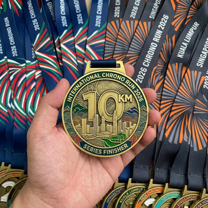 Medalla de Competición OEM con Logotipo Personalizado, Medalla de Baile de Metal con Efecto Brillante, Medalla de Esmalte para Patinaje Artístico, Gimnasia Latina, Medallas de Premio para Fiestas - Product Image 1
