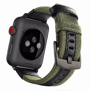 Correa de Lona de Nailon Compatible con <span class=keywords><strong>Apple</strong></span> <span class=keywords><strong>Watch</strong></span> Series 7, 6, 5, 4, 3, Correa Jeep <span class=keywords><strong>S8</strong></span> - Product Image 3