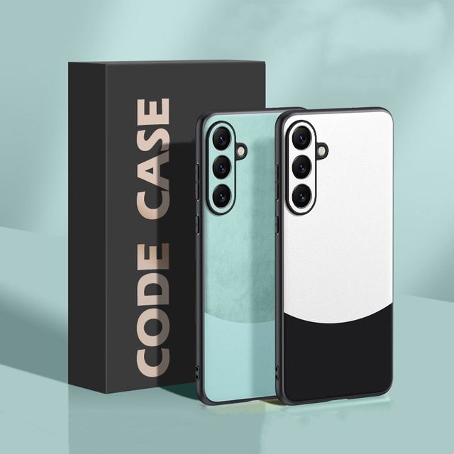 Luxury Vegan PU Leather Back Case for Samsung Galaxy A17 / A07 Version Matte Silicone Phone Shell Protection Bumper
