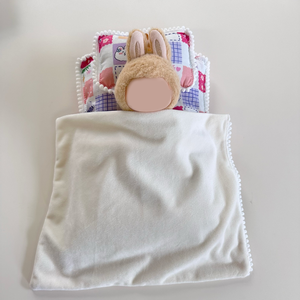 Lafufu คอ<span class=keywords><strong>ล</strong></span>เลกชั่นเครื่องนอนรุ่นที่หนึ่ง & กล่องปริศนาการ์ตูนของเ<span class=keywords><strong>ล</strong></span>่นสำหรับนั่งปาร์ตี้ตุ๊กตาพร้อมผ้านวมหมอนอุปกรณ์เสริม - Product Image 4